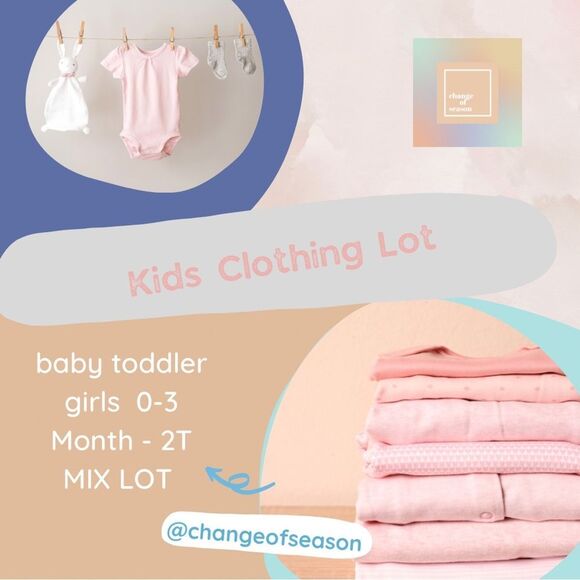 BUNDLE LOT baby toddler girl CLOTHES MIXED brands colors styles you choose size - Picture 8 of 14